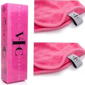 Make Up Remover Cloth - 2 pack!  Amazingly soft Incredible Size Pink Vic Beauty